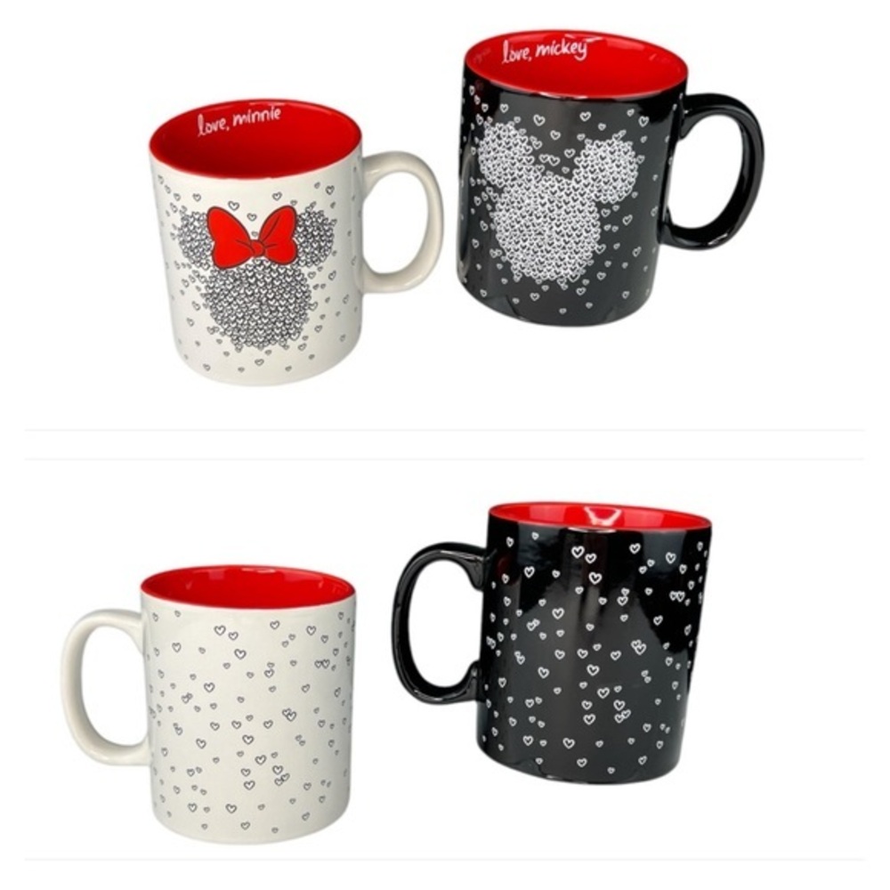 Disney - *Couples Collection* - ‘Minnie & Mickey’ ceramic mugs. NWT *Last One!
